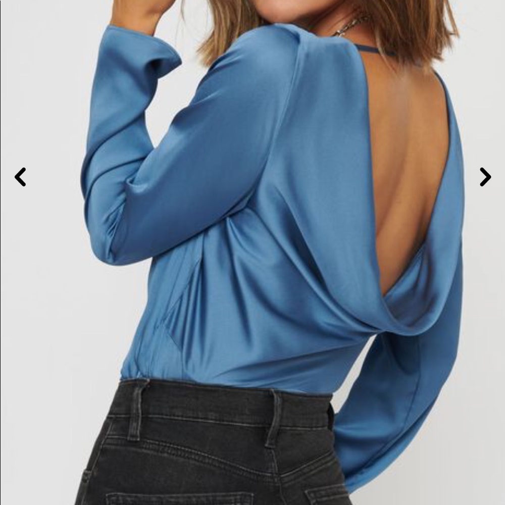 DYNAMITE SILK BLOUSE BNWT ✨